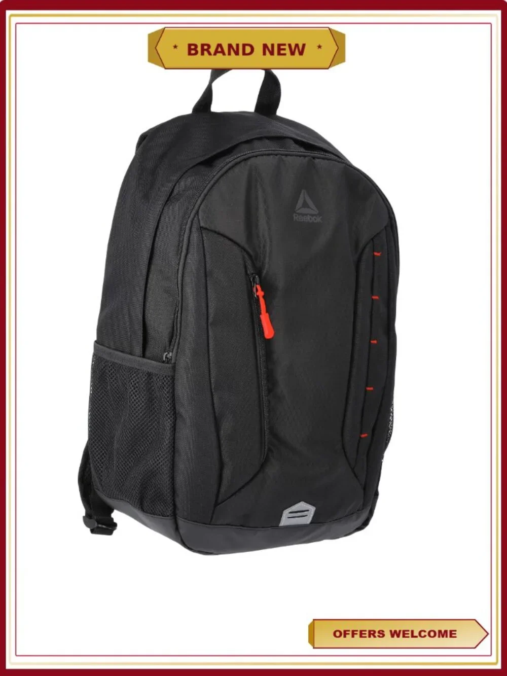 18 inch Laptop Backpack with Padded Sleeve, Adjustable Straps, Sporty